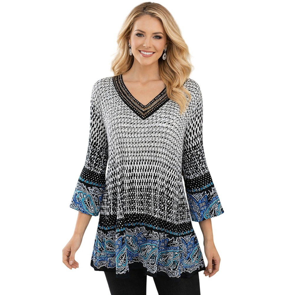Avenue Y2K Embellished Beaded Tunic 26/28